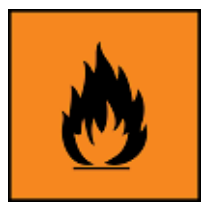Simbol Bahan Kimia Mudah Terbakar