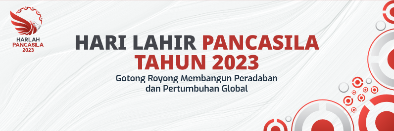 Banner Harlah Pancasila 2023
