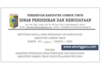 Kalender Pendidikan Kabupaten Lombok Timur Tahun Ajaran 2023/2024